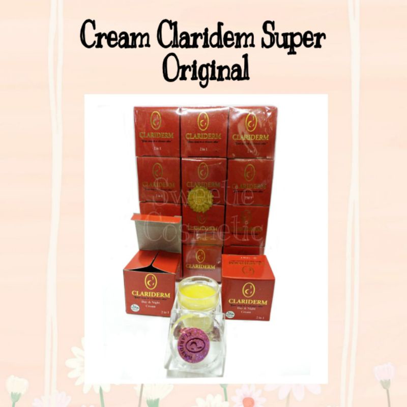 PER LUSIN CREAM CLARIDERM SUPER DAY &amp; NIGHT 2IN1 ORIGINAL