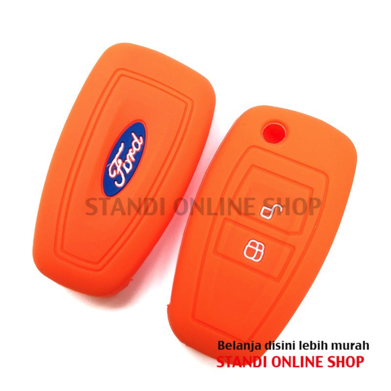 Kondom Kunci Silikon Remote Cover Keyshirt Ford Ecosport Murah