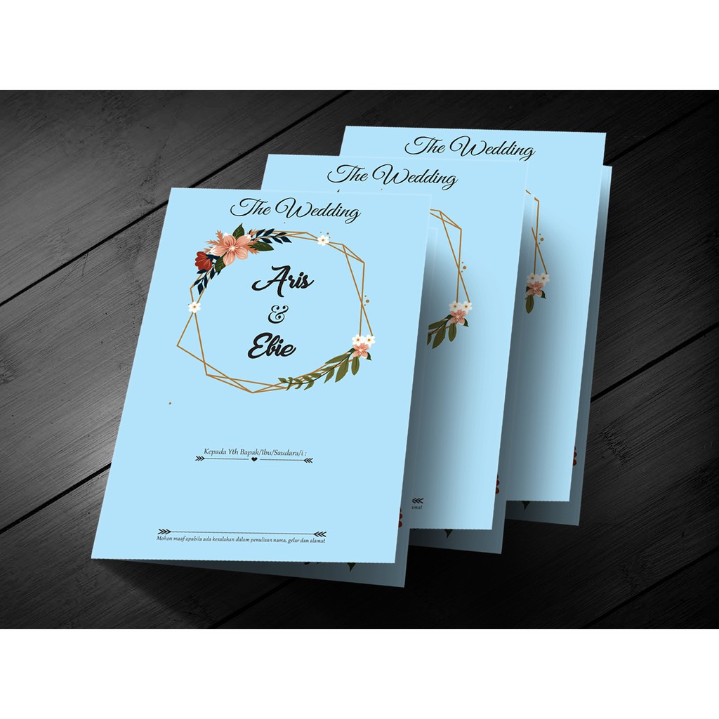 UNDANGAN PERNIKAHAN Jakarta B10