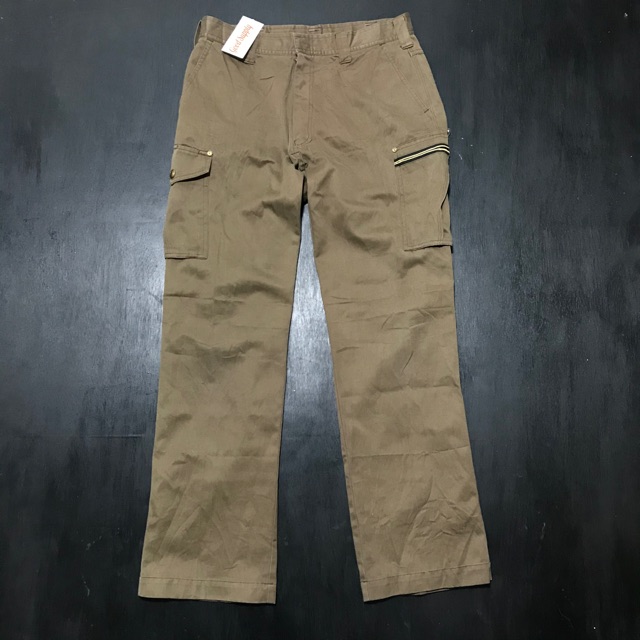 Celana panjang cargo second branded