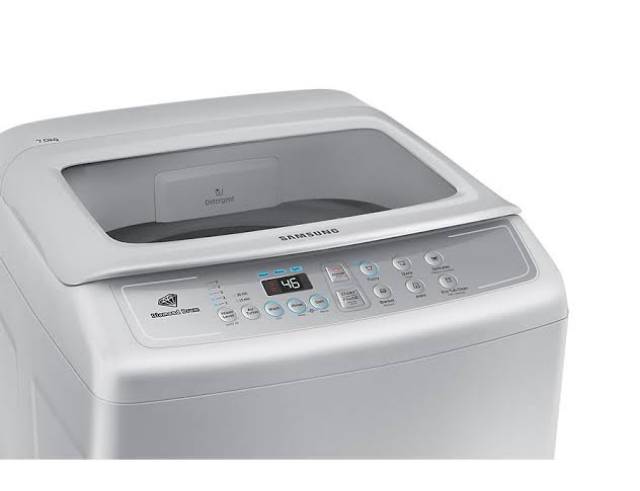 SAMSUNG Mesin Cuci 1 Tabung Top Loading 7KG WA70H4000SG-SE