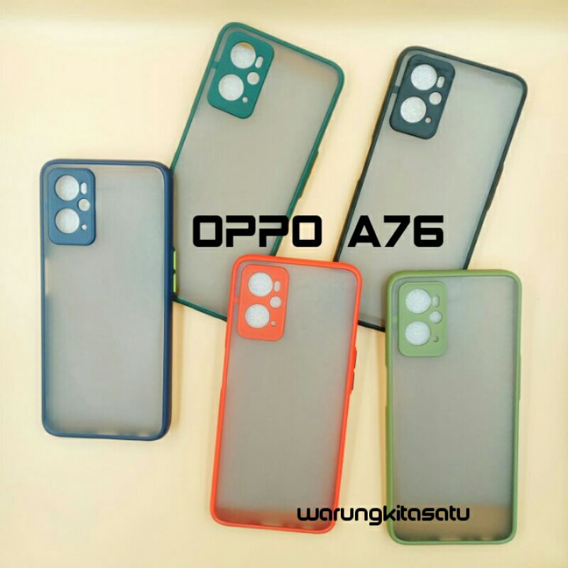 OPPO A76 Case Softcase Frosted Matte Casing Oppo A76