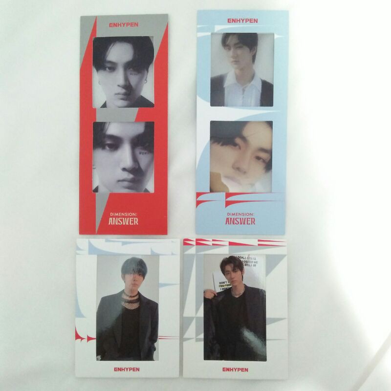 ENHYPEN PHOTOCARD PC DIMENSION ANSWER BENEFIT WEVERSE SUNGHOON HEESEUNG JAY JUNGWON