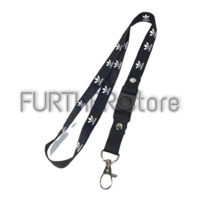 

Gantungan kunci Adidas flower tali lanyard gantungan leher id card name tag