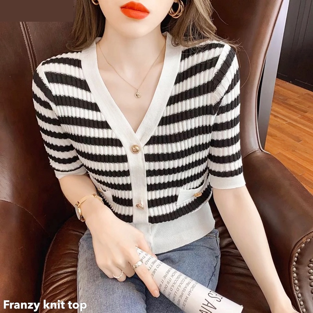 Franzy knit top -Thejanclothes