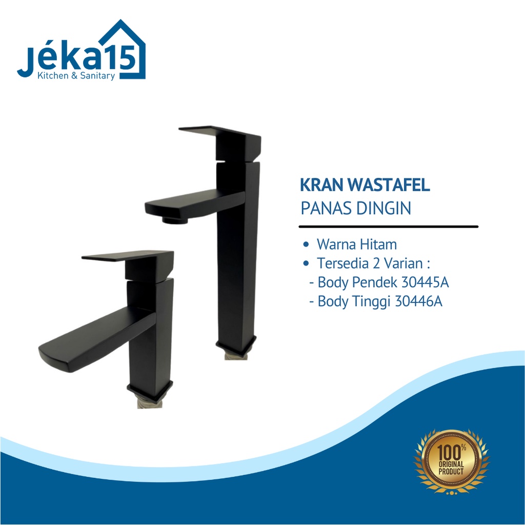 KRAN WASTAFEL PANAS DINGIN HITAM