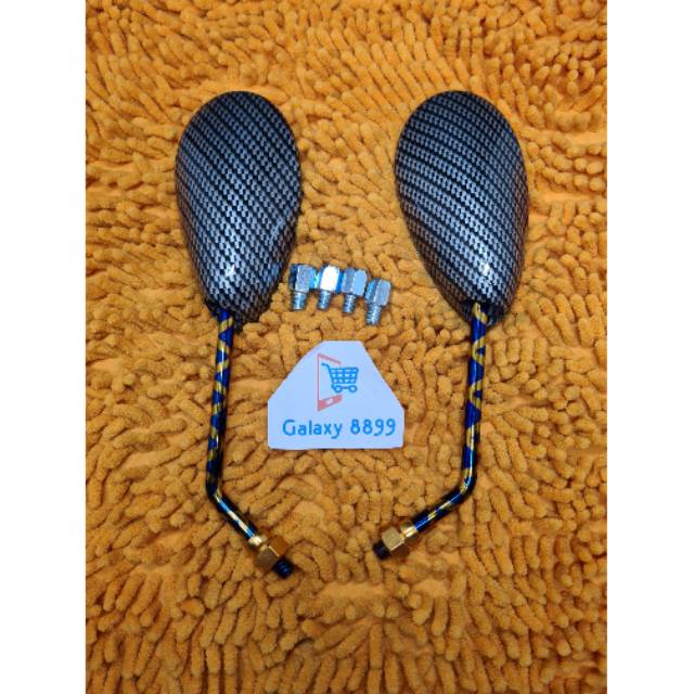 Spion Satria Fu Karbon Blue X Beat Mio Vario Nmax