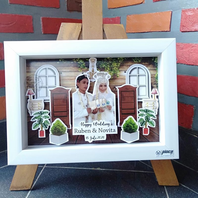 

Pop Up Frame / Kado Wedding / Kado Nikah