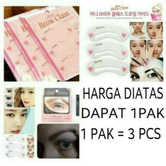 CETAKAN BENTUK ALIS MINI BROW CLASS