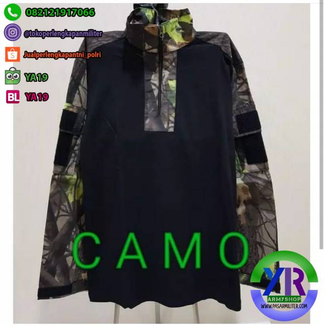KAOS BDU LORENG / KAOS BDU POLOS / BAJU BDU  / KAOS BDU LENGAN PANJANG