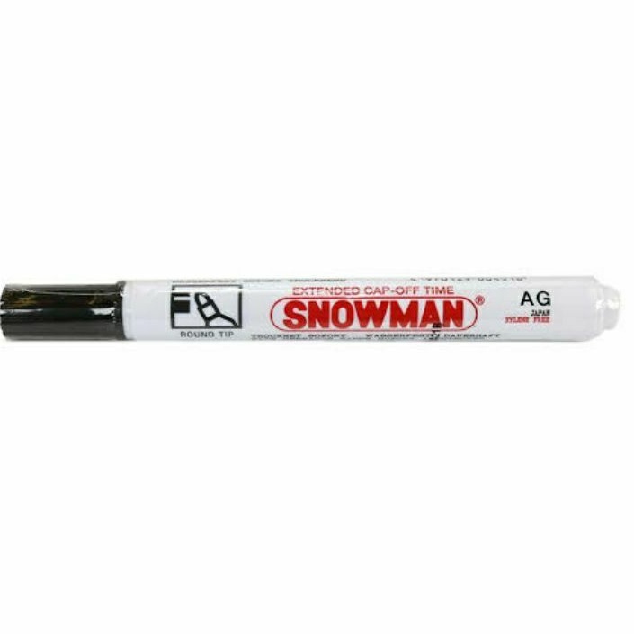 

[ecer] Spidol Hitam Permanent AG Snowman (Warna Hitam)