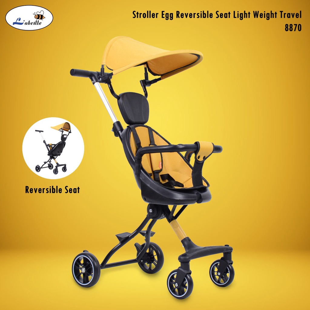 Makassar - Stroller Travelling Micro Trike Labeille 8870 Egg Menyerupai Micro trike V1