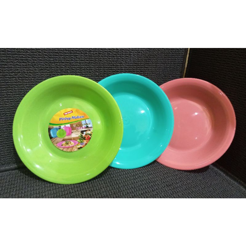 PIRING MAKAN MAHKOTA WARNA PASTEL