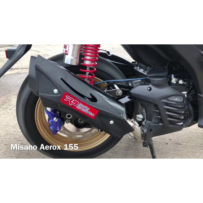Knalpot Kenalpot Racing R9 Resing Recing Misano Original Sparepart Aksesoris Variasi Motor New Aerox