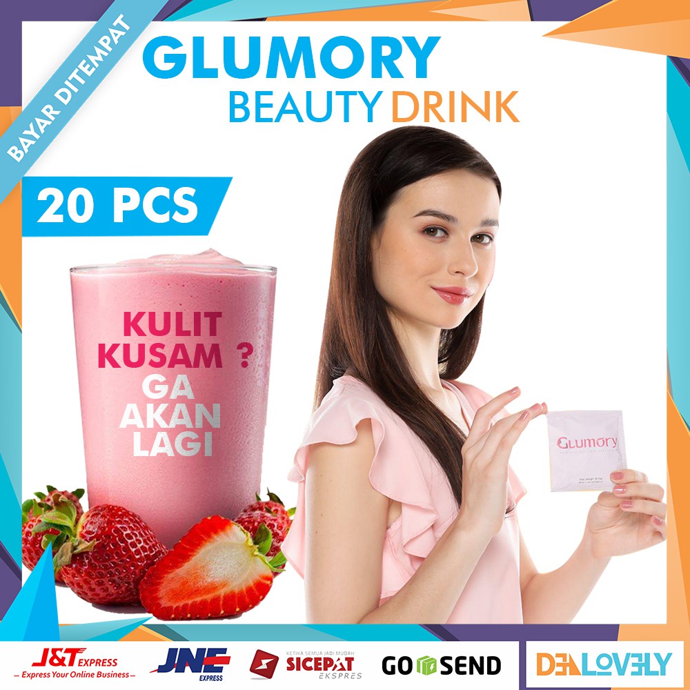 Terlaris  Suplemen Kecantikan Pembersih Wajah WHITENING GLUMORY DRINK Perawatan Wajah dan Kesehatan