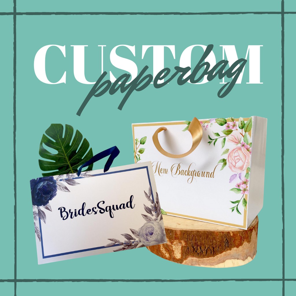 

[Medium Part 2] Paperbag Bridesmaid - Gift Wisuda - Tas Hampers - Ulang Tahun Custom Murah
