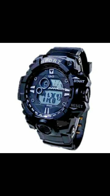 Cod)Jam Tangan Pria Sport/Q&amp;Q Strap Rubber(Dikirim Dari Jakarta)