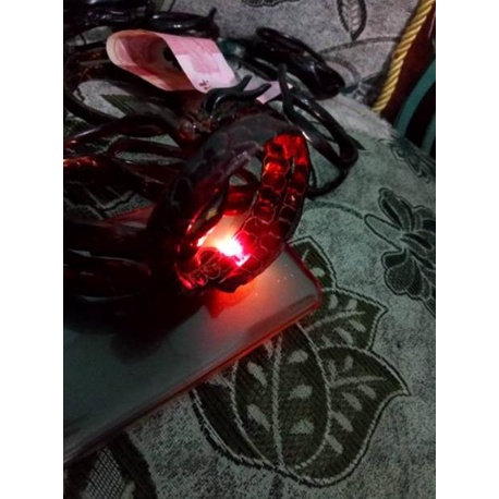 Gelang kayu akar bahar original ukir naga tembus cahaya | ZW.15Jn22r