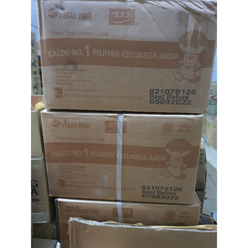 

80g Totole Kaldu Rasa Jamur Mokoceng Vegan Food 1karton 1dus 100bks.
