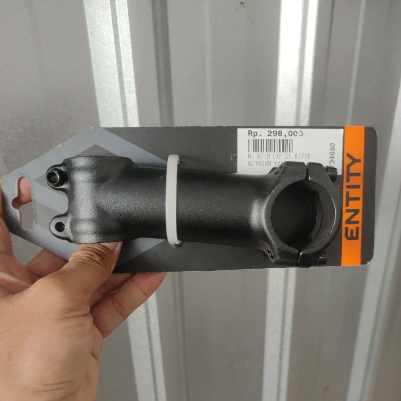 Stem Sepeda - Stem Entity Expert 31.8/7DEG/100mm Black - Stem 31.8 - Stem 100mm