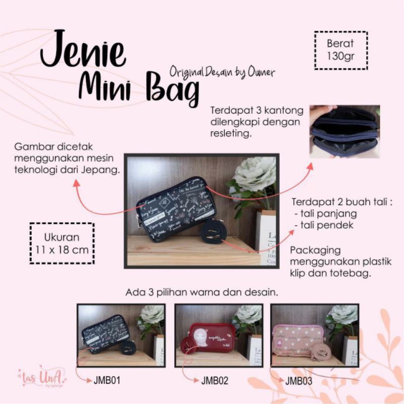 jennie mini bag by tas una