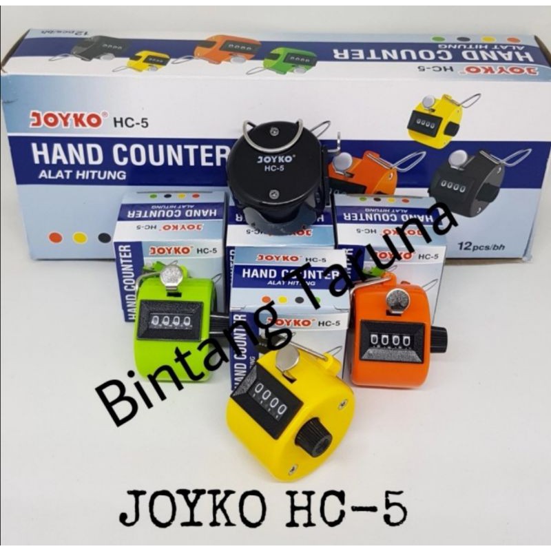 Alat Hitung Joyko HC-5 Hand Counter JOYKO HC-5 Hitung Tasbih Zikir HC5