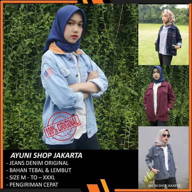 JAKET JEANS WANITA JAKET LEVIS WANITA ORIGINAL JAKET DENIM CEWEK AL37 BEST QUALITY