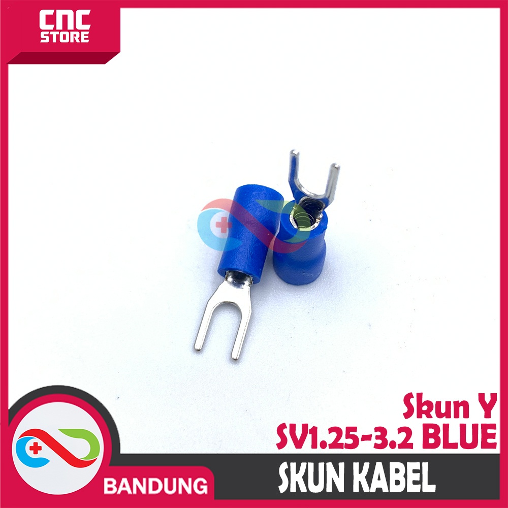 SKUN Y SKUN GARPU CONNECTOR KABEL SV1.25-3.2 BLUE