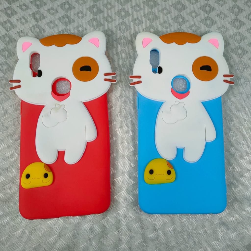 SOFT CASE KARAKTER MIMI CAT LOVE 3D REALME 5