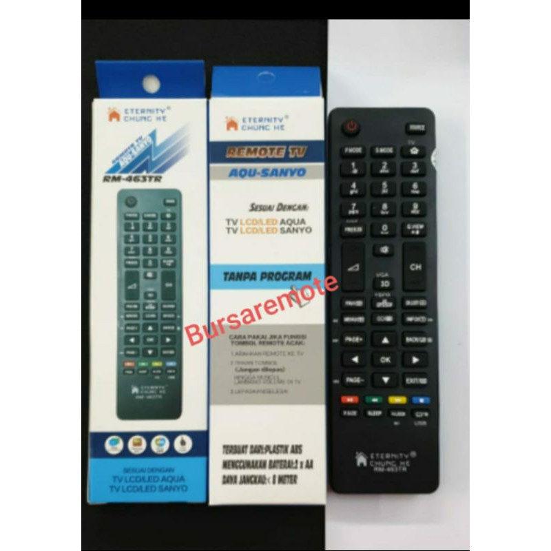 Remot Remote TV Sanyo Aqua Haier LCD LED multi chunghe 463