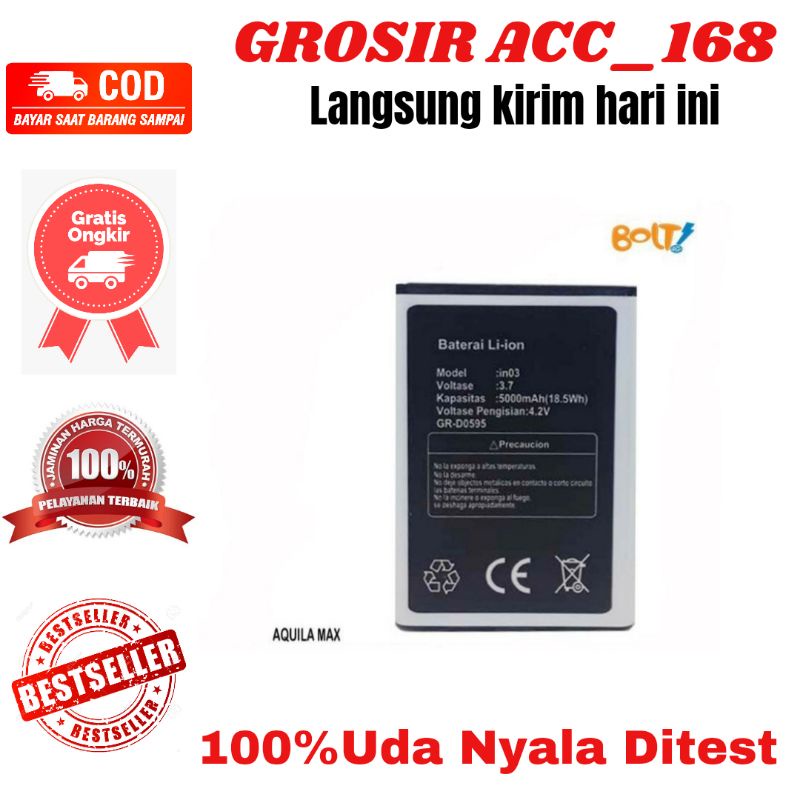 Baterai Modem Mifi Bolt 4g/Wifi Bolt 4g UltraLte Max/Aquila Max ino3