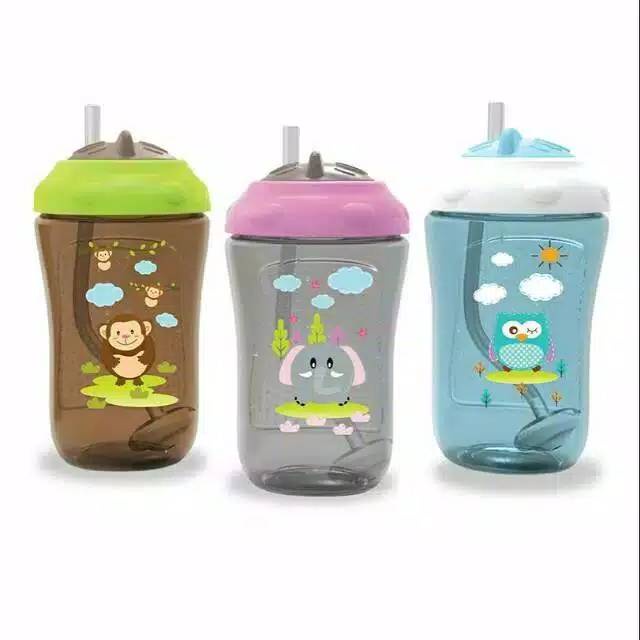 Baby Safe Weighted Straw Cup FS405 botol minum anak dengan sedotan pemberat