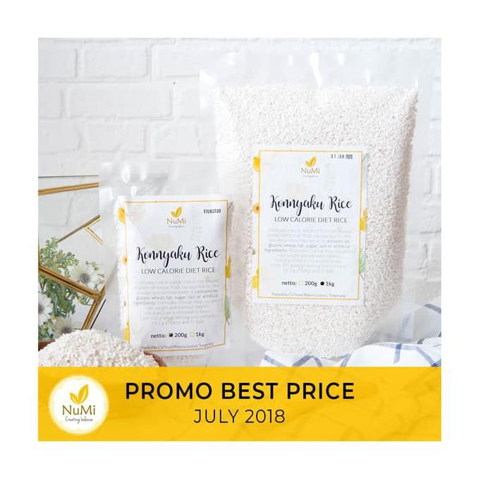 

Shirataki Rice Low Carb - Beras Konnyaku - Beras Diet Konyaku 200g