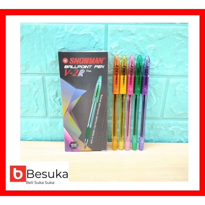 

Star Ballpoint Snowman V-2 R (Black) Promo