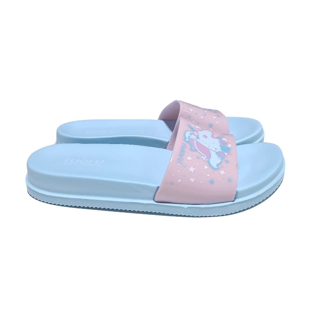 jelly sandal anak cewek luofu selop karet import sendal E7159B12