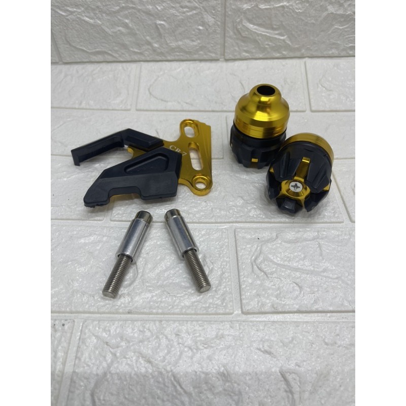 Tutup Kaliper Cakram Depan Nmax Aerox CNC + Jalu As Roda Depan