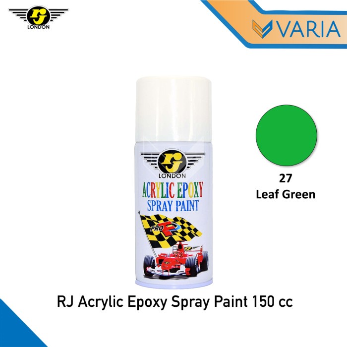 Cat Semprot RJ London Acrylic Epoxy Spray Paint 150 cc Leaf Green 27