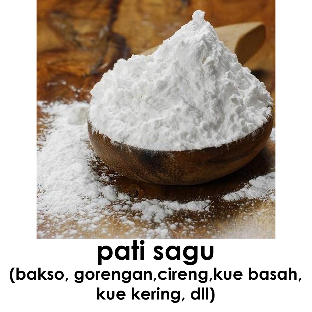 1 kg Pati Sagu (Tepung sagu untuk membuat kue basah, kue kering, cireng, bakso dll)