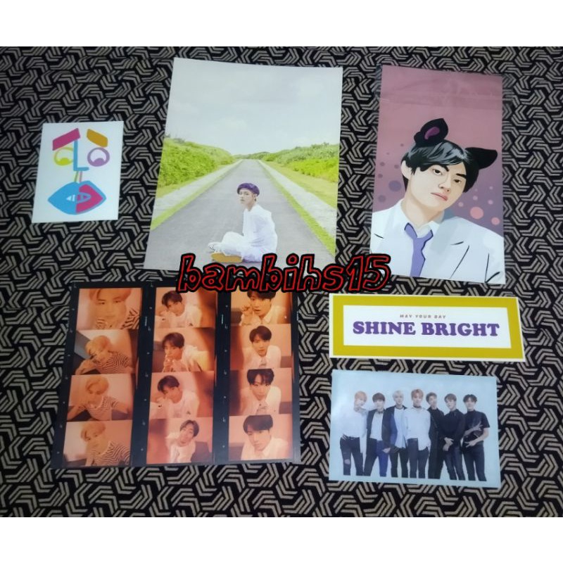 POSTCARD FOTO FILM BTS TAEHYUNG (set)