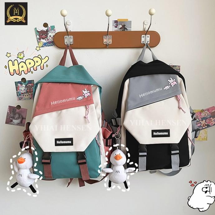 Tas Ransel Korea Fashion Tas Wanita Backpack Ransel Sekolah Tas Anak