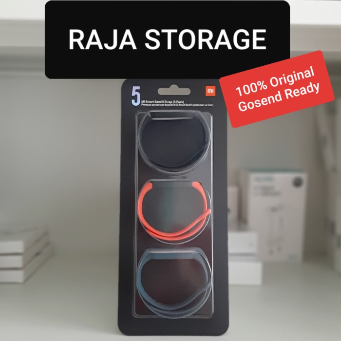 Xiaomi Mi Smart Band 5 Strap Tali Jam Watch Band 5 - blackorangeteal