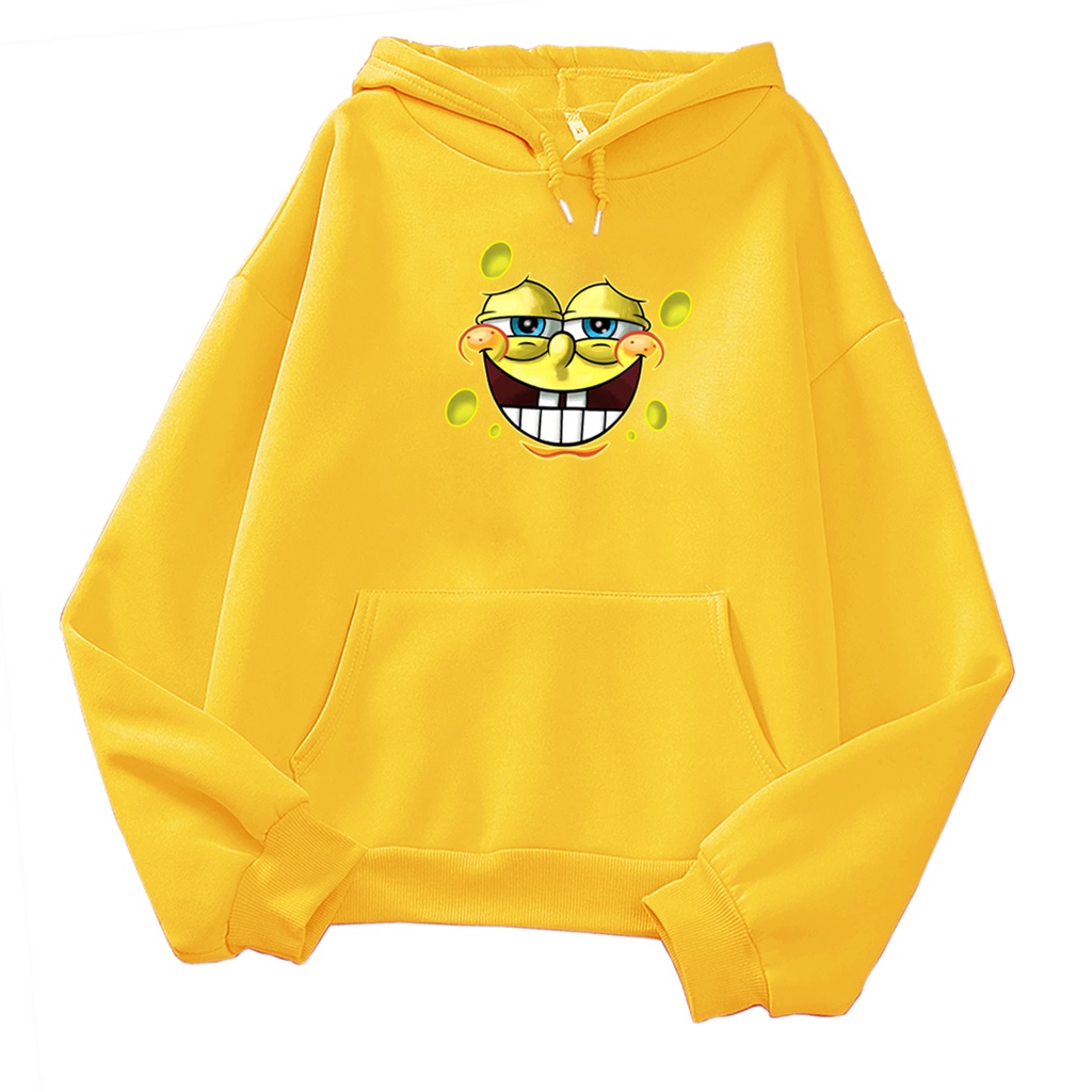 Sweater hoodie anak perempuan SMILE SPONS baju anak cowok cewek kartun