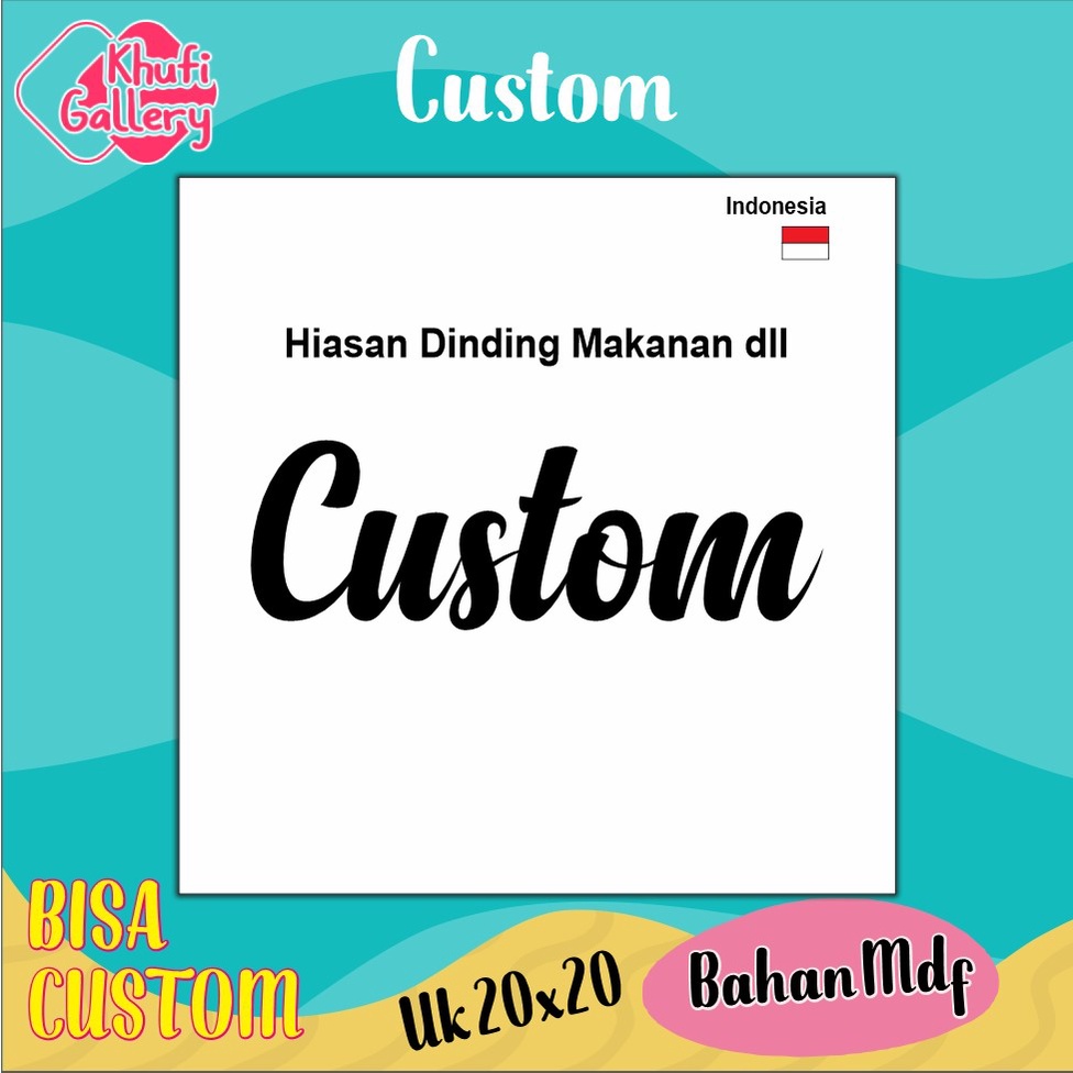 Khufi Gallery Hiasan Dinding Custom