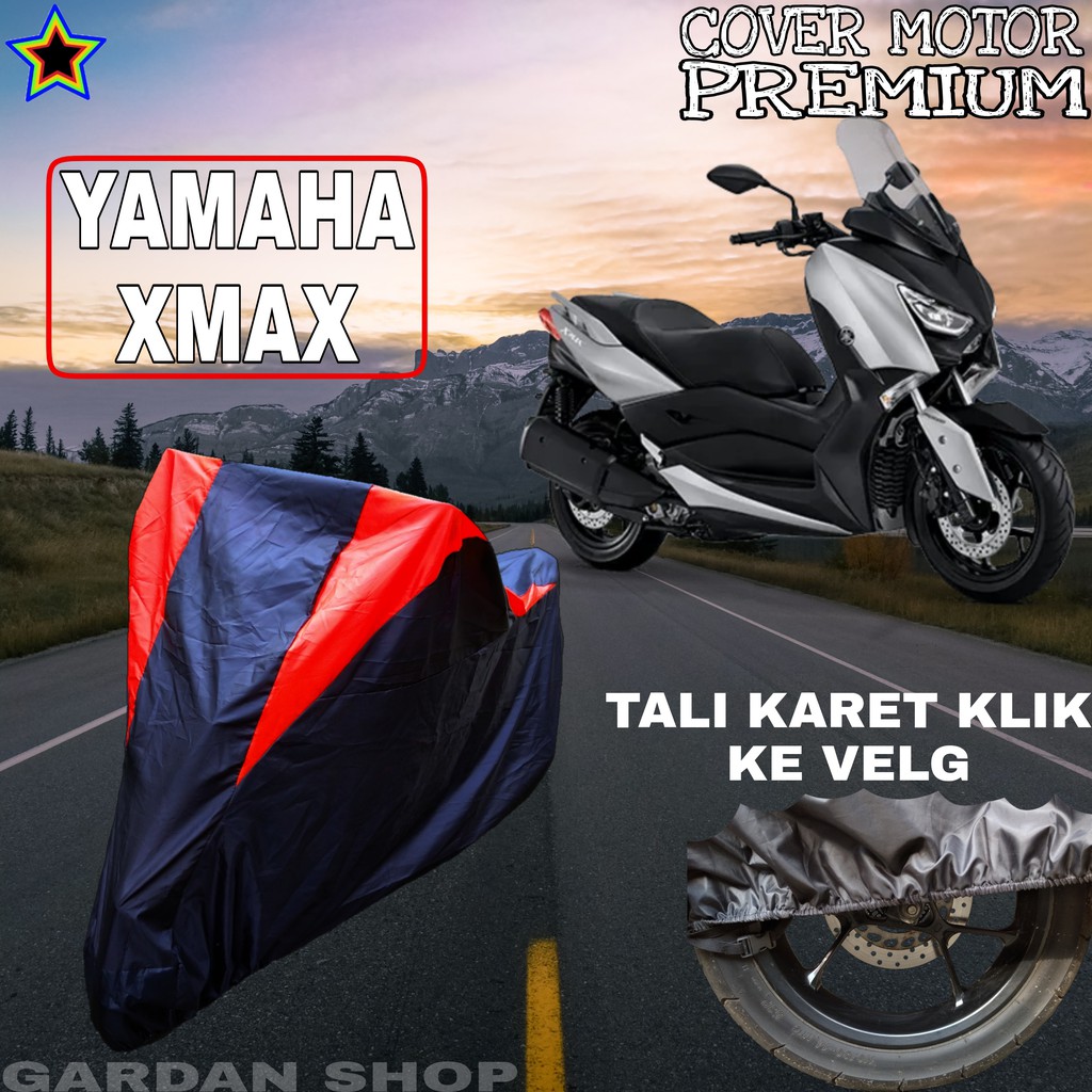 Sarung Motor YAMAHA NMAX Hitam MERAH Body Cover Penutup Pelindung Motor Nmax PREMIUM