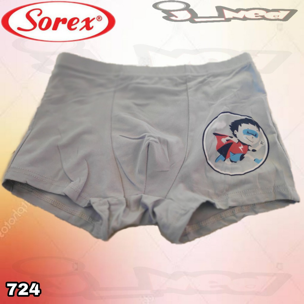 J724 CD BOXER ANAK SOREX S - XL SOREX KIDS | CELANA DALAM BOXER ANAK