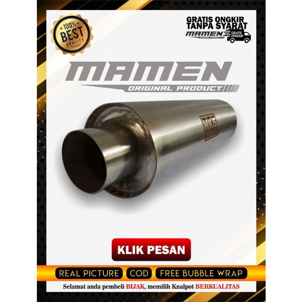 Jual Resonator Mobil HKS Stainless Steel Inlet 2"inch Shopee Indonesia