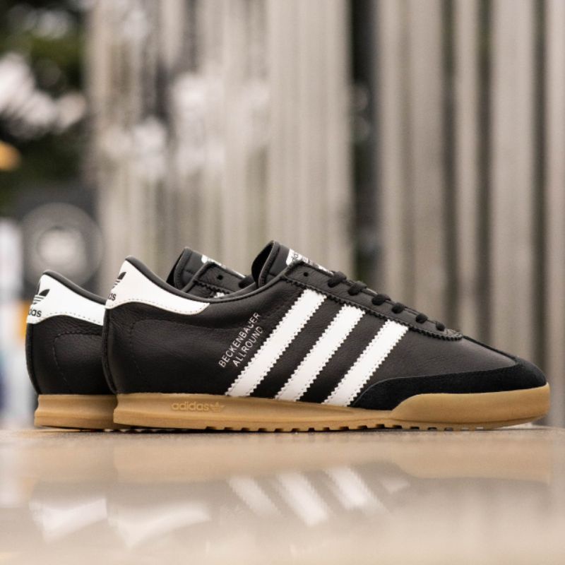 Adidas Beckenbauer Black White Sol Gum Original Indonesia 100% Bnwb Sneakers Pria / Sepatu Olahraga Pria / Sepatu Running Pria