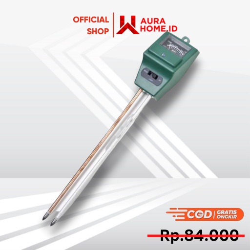 Alat Pengukur Kelembaban Tanah Soil Moist PH Detector Analyzer / Alat Ukur PH Npk Tanah Cahaya Kelem