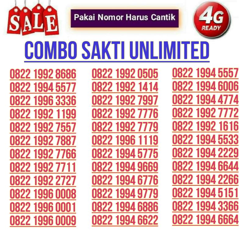 Nomor cantik telkomsel loop Seri Tahun Rapi