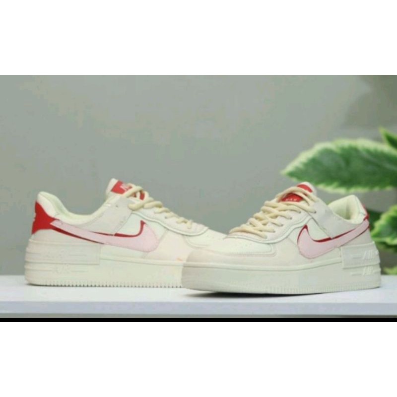 100% IMPORT PREMIUM 0NIKE AIR FORCE 1 ONE SHADOW PACK IVORY SPRUCE AURORA PREMIUM QUALITY